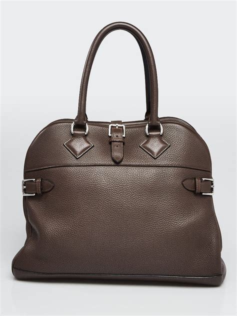 hermes atlas bag|35cm Etoupe Clemence Leather Palladium Plated Atlas Bag.